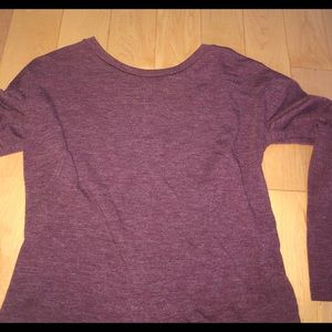 old navy burgundy long sleeve top